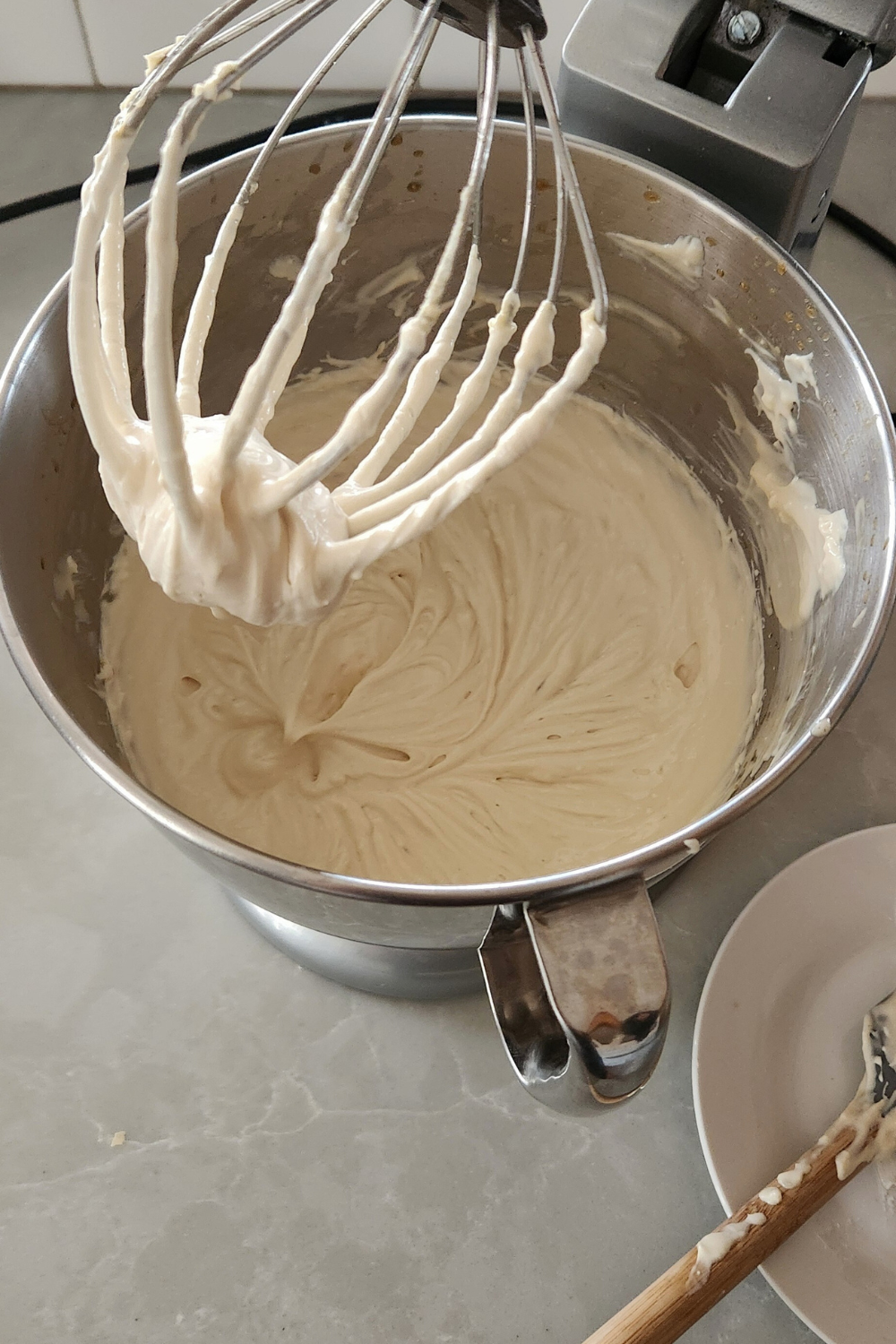 dip mixed up in a stand mixer