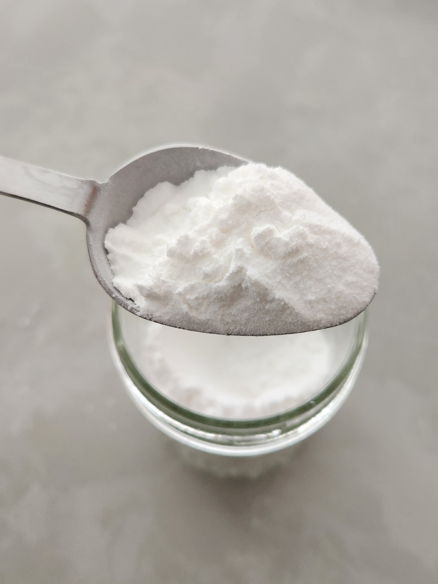 homemade baking powder in a tablespoon
