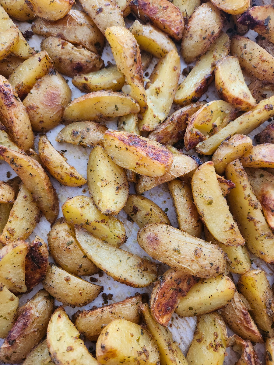 Homemade Oven Fries with Olive Oil
