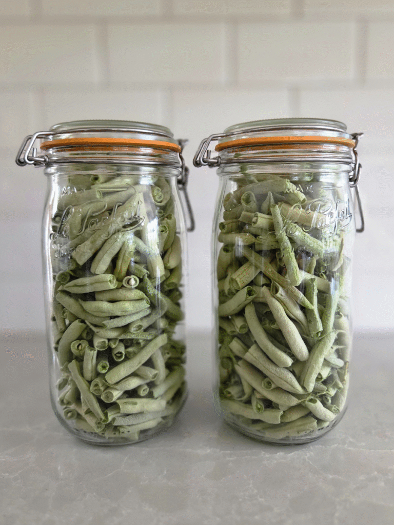 How to Freeze Dry Green Beans - The Fresh Milled Farmhouse