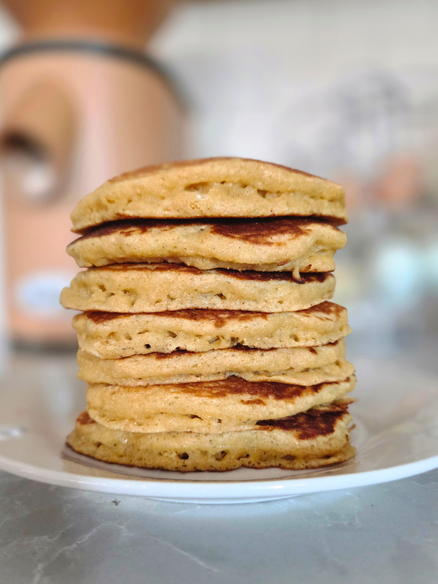 100% Fresh Milled Flour Pancakes Recipe (Soft & Fluffy!)