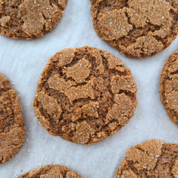 Chewy Fresh Milled Flour Gingerbread Cookies - The Fresh Milled Farmhouse