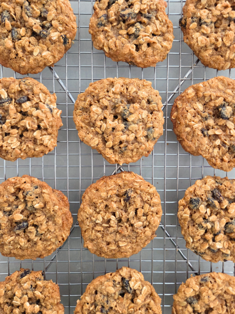 Soft & Chewy Fresh Milled Flour Oatmeal Raisin Cookies