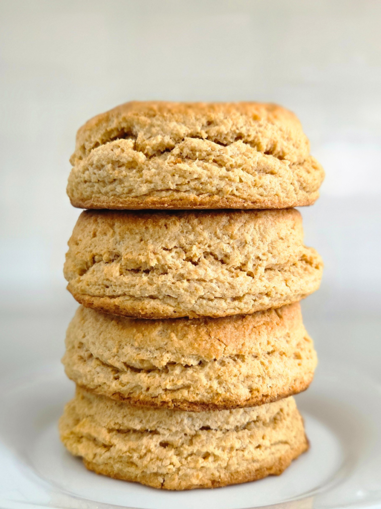 Fluffy & Flaky Fresh Milled Flour Biscuits