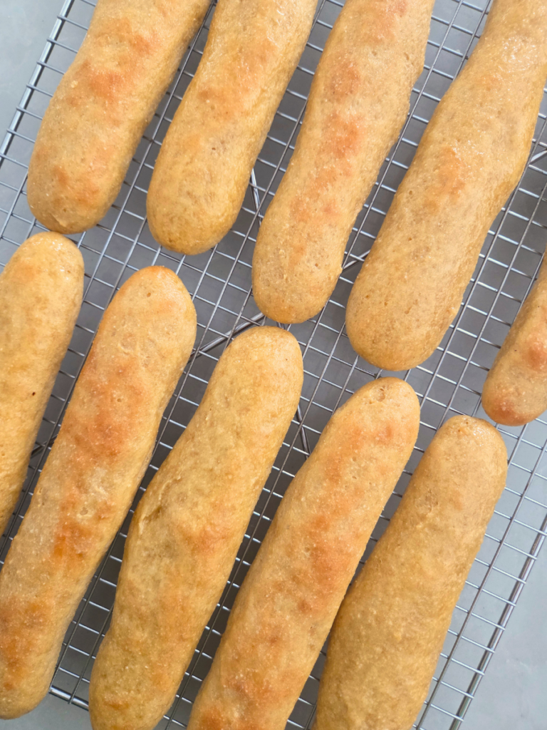 Soft and Chewy Fresh Milled Flour Breadsticks
