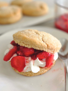 Fresh Milled Flour Strawberry Shortcake