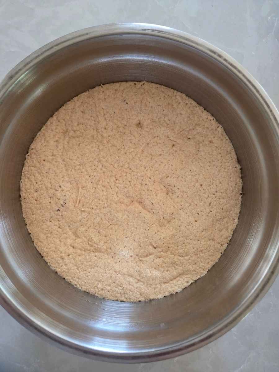 Pizza dough doubled in size after the bulk rise