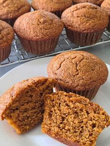 Fresh Milled Flour Pumpkin Muffins