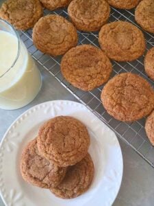 Fresh Milled Flour Pumpkin Snickerdoodles